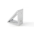 4040&4040 Aluminium Material 4 Hole Inside Gusset Corner Bracket  Angle Bracket for Aluminum Extrusion Profile #6034