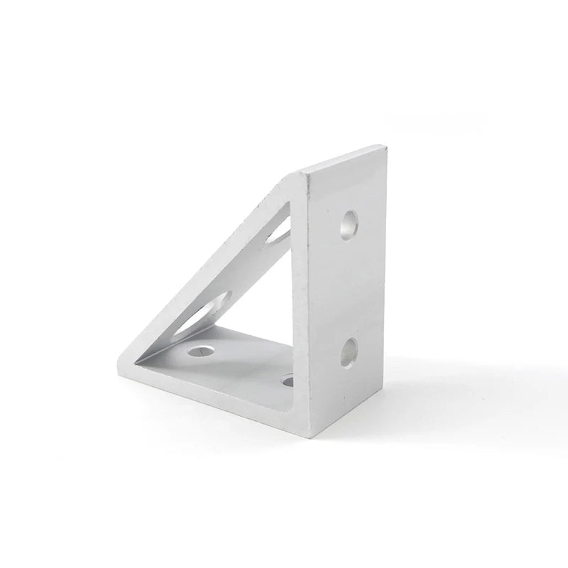 4040&4040 Aluminium Material 4 Hole Inside Gusset Corner Bracket  Angle Bracket for Aluminum Extrusion Profile #6034