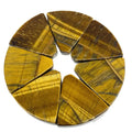 Wholesale Natural Stone DIY Jewelry Accessories Double Plane Crystal Rough Stone Mineral Triangle Square Gemstone