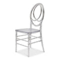 Wholesale Wedding Molded Armless Chairs PC Transparent Chair for Event Hotel Wedding Hotel Restaurant Acrylic Backrest Chair