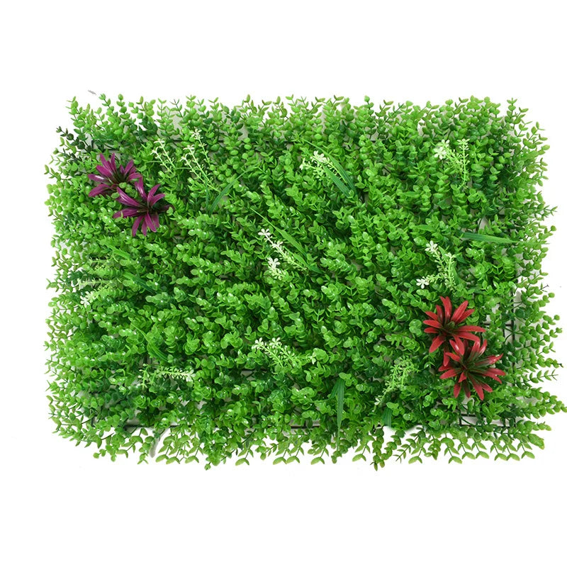 Wholesale 40*60cm Green Plants Wall Artificial Grass Wall Backdrop Panels for Wall Decoration