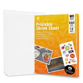 Plastic Jewelry Dinks Manufacturer Peintable Heat Paper Label Colorful Sheets Pet Keychain Shrinky and Printable Shrink Sheet