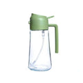 Dual-Use Integrated Kitchen BBQ Cooking Oil Dispenser Modern Glass Design 470ml Sustainable Lid Custom Logo Factory Direct Sale