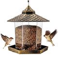 Popular Outdoor Hanging Bird Feeder with 2L Eco-Friendly Plastic Bowl Automatic Charging Bird Food Source Solid Pattern