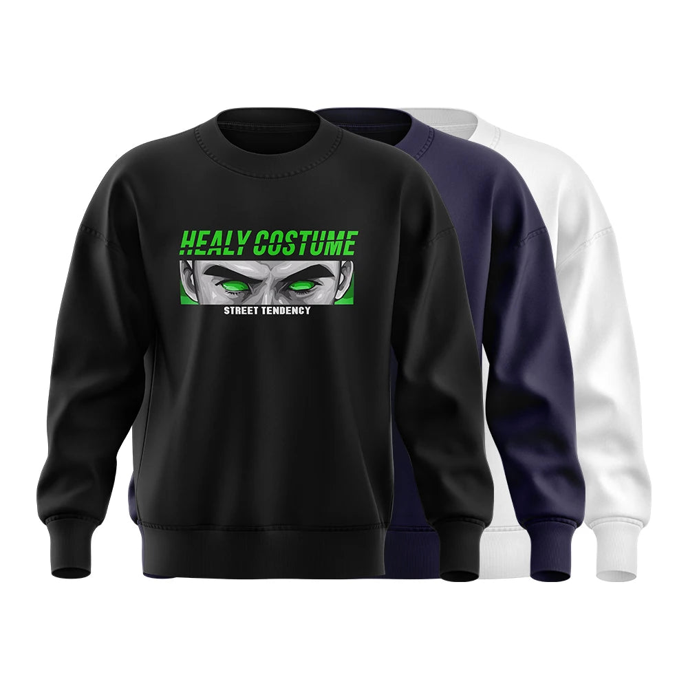 Custom Logo Knit Sweater Men Pullover Cotton Plus Size Sweaters Mens Sweaters Sweatsuit Retro Oversized Print Custom Unisex
