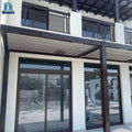 Rainproof Outdoor Pergola Patio Canopy Awning Motorized Aluminium Louver Gazebo Manual Pergola