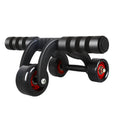 CW ABW006 Abdominal Wheel Muscle Trainer Core Exerciser with Three Wheel Design and Knee Mat Protection 500kg Capacity
