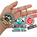 Factory Hot Selling Keychain Charms Multi-Colored New Rubber PVC Soft Keyring Keychain Custom Keychain With Logo