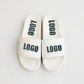 Wholesale Best Price Customized Logo Printed Slipper PU Female Sandals Slides Footwear Plain Blank Woman Beach Slippers