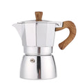 Huiqian Hot Selling Italian Aluminum 3/6cup Moka Coffee Pot Thickened European Octagonal Moka Pot Coffee Maker Tools