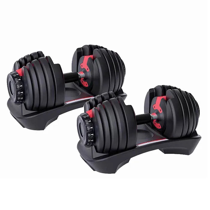 Hot Selling Custom Adjustable Dumbbell 60kg Rubber and Iron Fitness Equipment for Body Building Hex Shape for Home Use