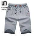 2025 Hot Sale Cheap Wholesale Men's Summer Sports Shorts Loose Fit Solid Color Plus Size Casual Gym Shorts Bulk Order