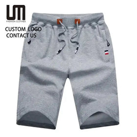 Clearance Sales Cheap Wholesale Men's Summer Sports Shorts Loose Fit Solid Color Plus Size Casual Gym Shorts Bulk Order