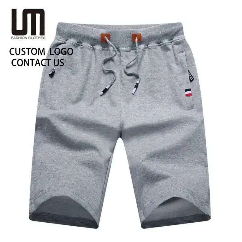 2025 Hot Sale Cheap Wholesale Men's Summer Sports Shorts Loose Fit Solid Color Plus Size Casual Gym Shorts Bulk Order