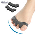 OEM Custom Green Gel Foot Corrector Bunion Corrector and Toe Straightener Separator for Pedicure Separadores De Dedos