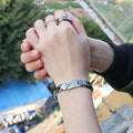 Fashion Pretty Charm Tungsten New Design 20.5cm Cool Bracelet with 8mm Ring Set for Man Woman Birthday Gife