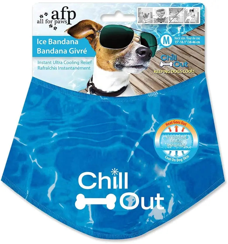 D01 Pet Summer Blue Polyester Cotton Dog Large Cat Cooling Scarf Bandanas Collar Set Luxury Wholesale Dog Ice Bandana for Dogs