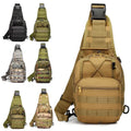 Oxford Camouflage Double Zippers Men Chest Bag 2022 New Style Waist Bag Tactical Sling Bag