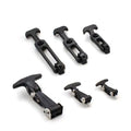 T Shaped Rubber Draw Latch Flexible Damping Rubber Toggle Latch for Engineering Machine Hood Cabinet Spring Hasp Clamp