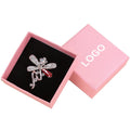 Custom Printed Recycled Materials Embossed Matt Laminated Magnetic Jewelry Boxes Caixa De Joias