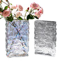Nordic Minimalist INS Style Net Red Wind Desktop Decoration Modern Transparent Glass Vase for Tabletop Use