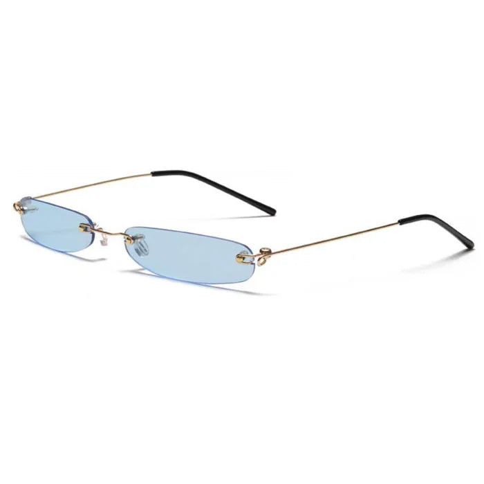 Wholesale Stock Gold Frame Sunglasses for Men Women Newest Trendy Oval UV400 PC Lenses Fashion Luxury