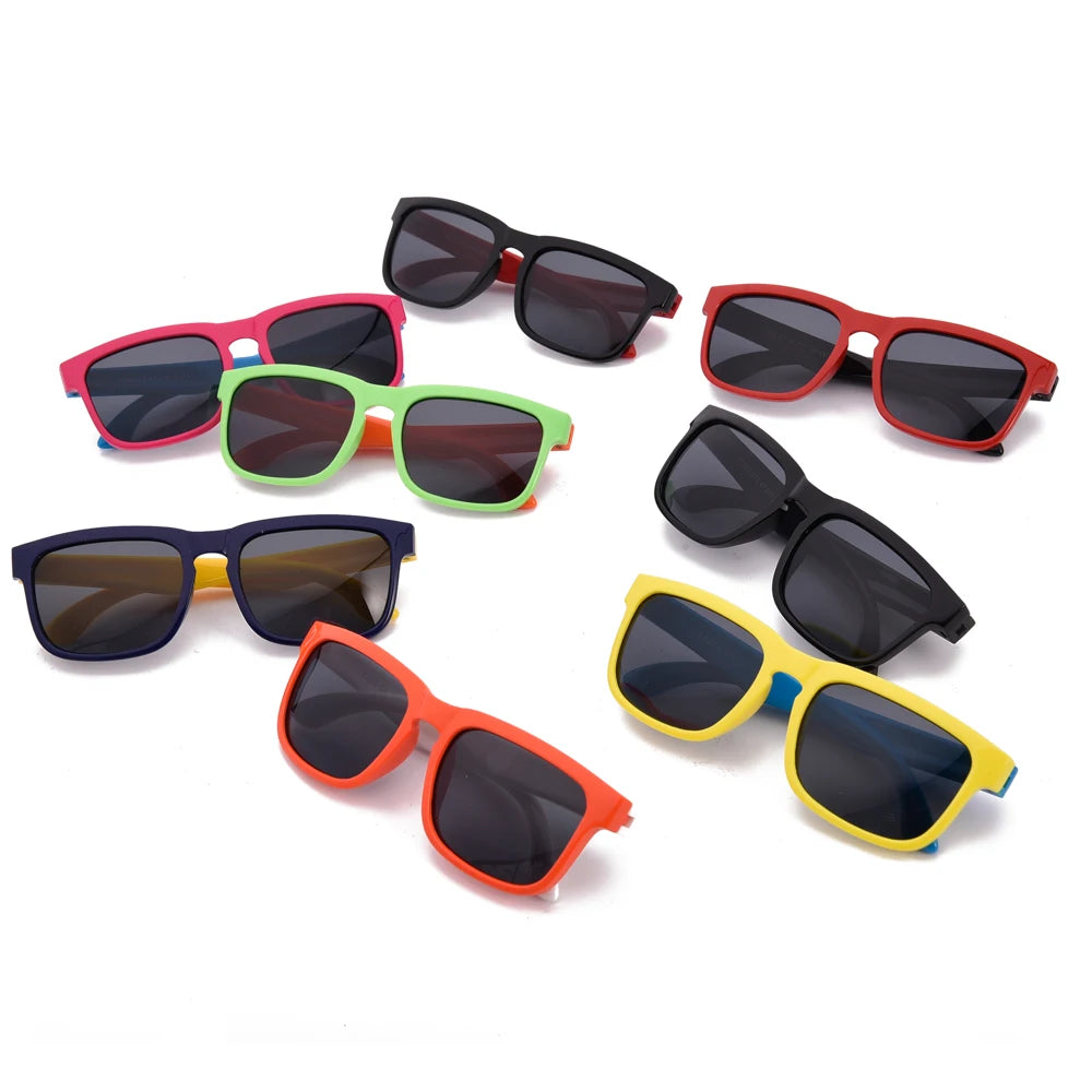2025 New Factory Cute Boys Sunglasses UV400 Cheap Design Sunglasses Custom Logo Polarized Children Sunglasses Girls