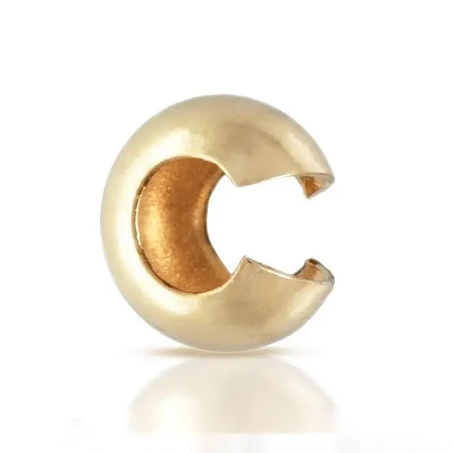 GP US Crimp Bead Cover 14k Gold Filled Jewellery 1028253 Permanent Jewelry Chains Findings Factory Wholesale