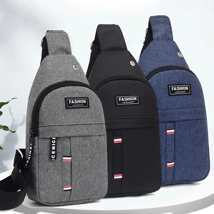 Men Shoulder Bags Nylon Waist Packs Sling Bag Crossbody Outdoor Sport Shoulder Chest Daily Picnic Canvas Messenger Bags