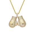 CN157  Hip Hop  Brass Setting  CZ  Pendant Copper Micro Pave CZ Stones  Necklace