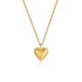 Vintage 925 Sterling Silver Valentine's Day Custom Chain Fine Jewelry Gold Plated Rope Heart Pendant Necklaces for Women