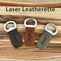 150+ Colors Laser Engraved Leatherette Opener Custom Stainless Steel Beer Bottle Opener for Bar