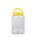 1000ml PET Plastic Jar Honey Pickles Jar With Handle Lid