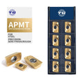 Tg Carbide Inserts Physically Circular Rough Cutting Negative Chamfer Profile Milling APMT1604PDER-H20-TP5250 Carbide Inserts