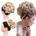 Large Comb Clip in Curly Hair Extension Synthetic Ponytail Hair Pieces Chignon Women Updo Cover Hairpiece Extension Hair Bun