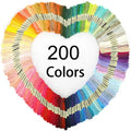 200/100/ Anchor Similar DMC Cross Stitch Cotton Embroidery Thread Floss Sewing Skeins Craft Hogard