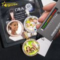 Fine Jewelry Memory Pendant Waterproof 925 Sterling Silver Gold Plated Photo Pendant Dropshipping