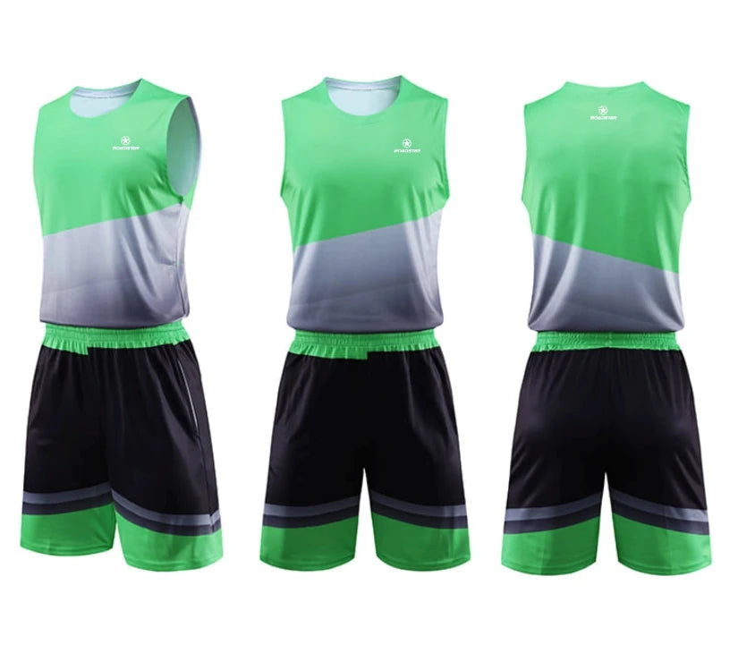 Custom for Men Teams Mesh Reversible Embroidery High Quality Sublimation Basketball Jersey Uniform