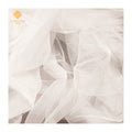 100% Polyester Wholesale Tulle Fabric Illusion Mesh Net for Bridal Veils Women Dress Neckline Sleeves