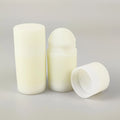 30g ABS Refillable White Deodorant Container Recyclable Screw Cap Seal Screen Printed Cylinder Skin Care Serum Face Cream Long