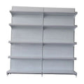 Light Duty Single-Sided Supermarket Rack Supermarket Wall Shelf Gondola Shelving with Metal Shelf for Supermarkets