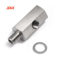M10*1.5 Male to Female -1/8"NPT Auto Fuel & Oil Pressure Sensor Adapter Tee Fitting Side Hole Thread Pipe Fittings