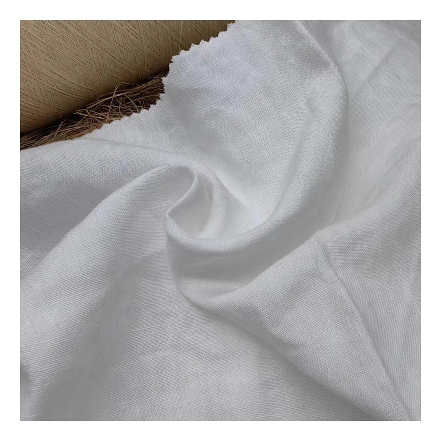 21046 100% Organic Eco-Friendly Hemp Fabric Dyed Lightweight Woven for Garments and Bags