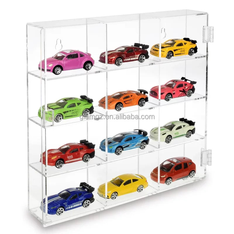 Customized Acrylic Display Cabinet Acrylic Box Display 5 Tiers Lucite case Custom Size Acrylic Organizer