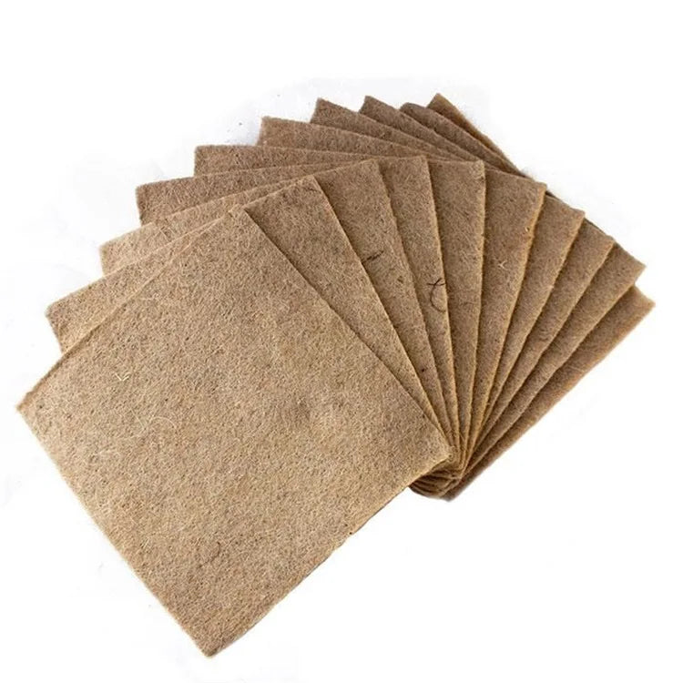 Agriculture Jute Mulching Non Woven Fabric Jute Sheet Mulch Film Matting for Weed Hydroponic Microgreen Seeding Jute Fabric Mat