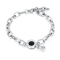 Women's 18k Gold-plated Stainless Steel Fashion Chain Bracelet-Gift for Anniversary & Party Occasions