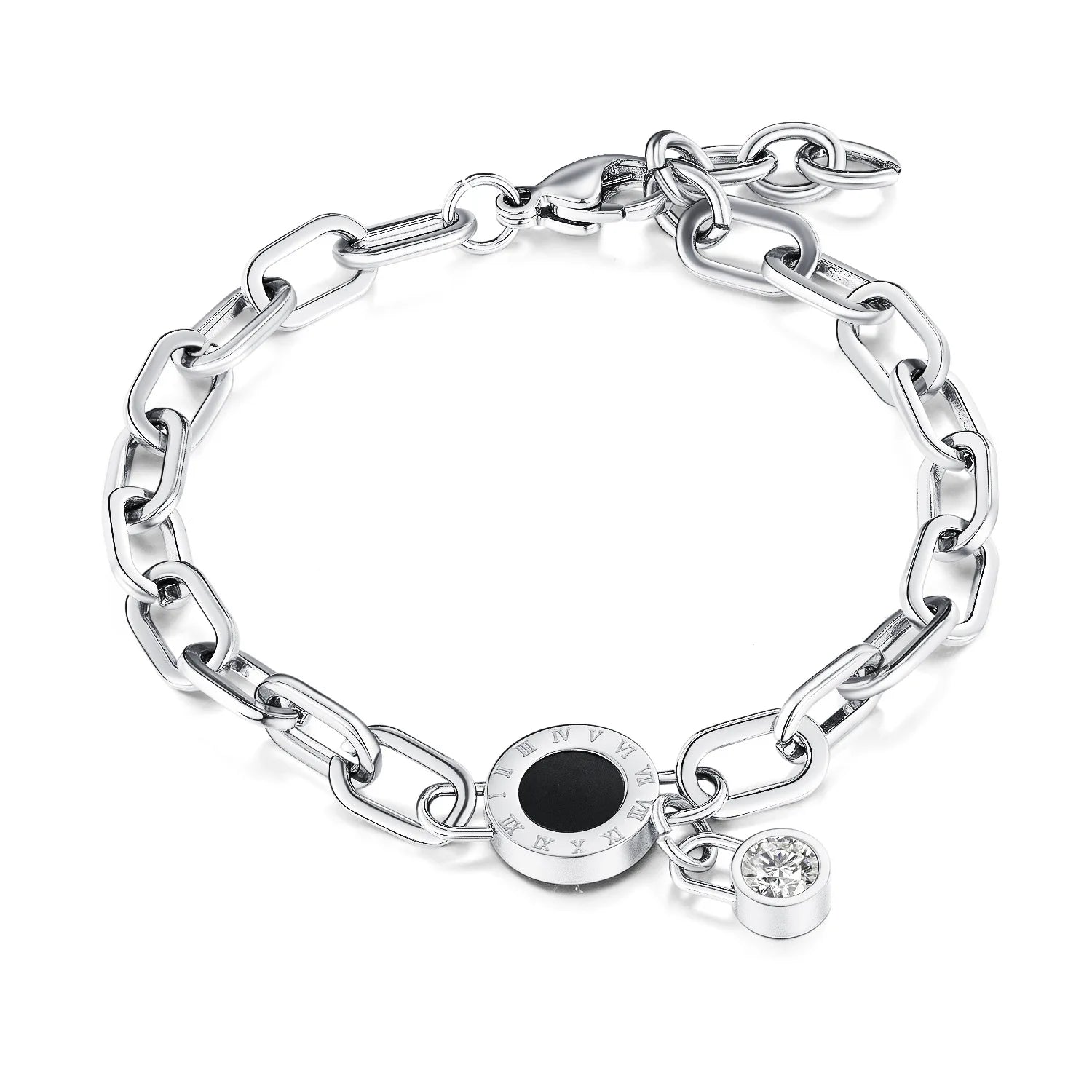 Women's 18k Gold-plated Stainless Steel Fashion Chain Bracelet-Gift for Anniversary & Party Occasions