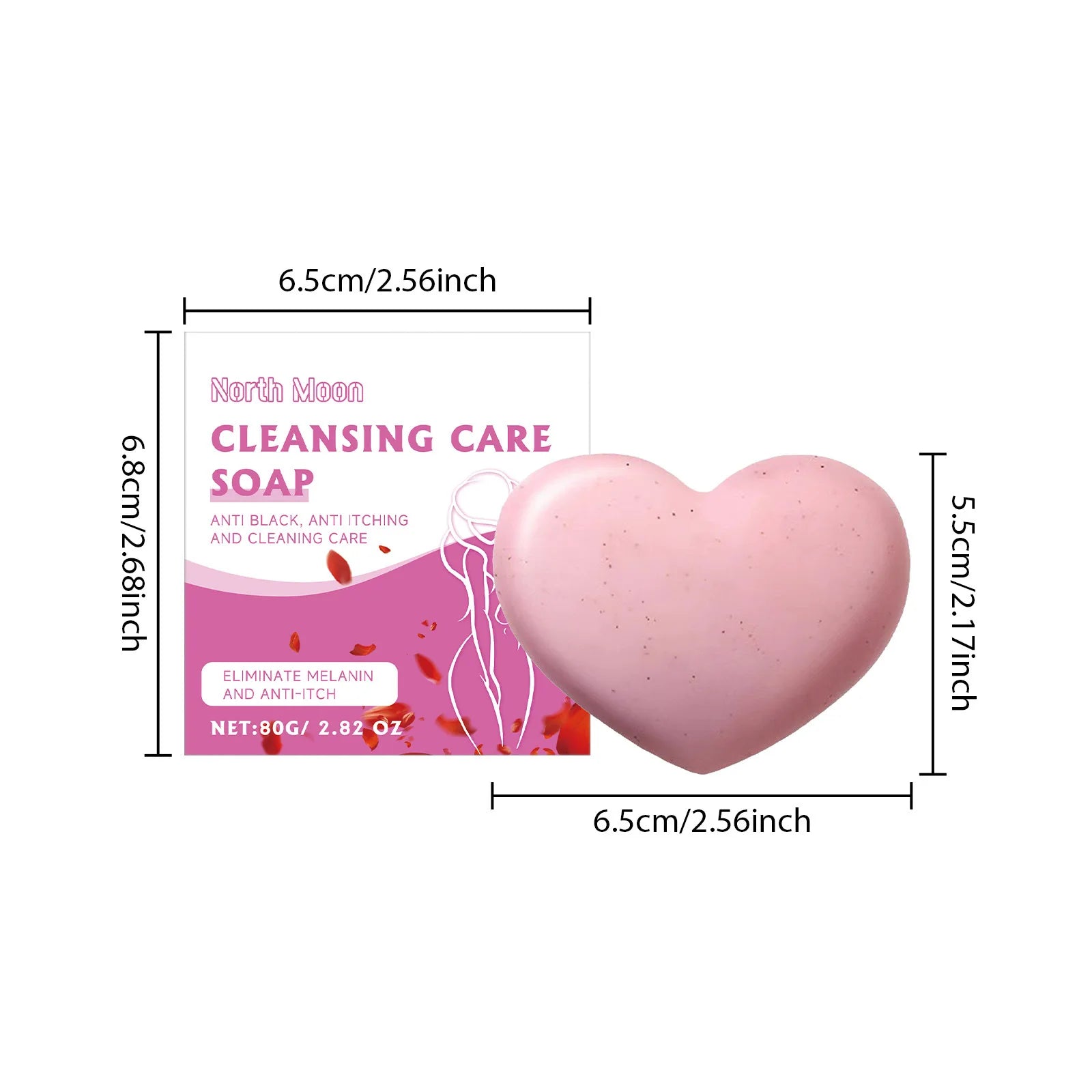 North Moon Private Label Women Body Deep Cleansing Whitening Exfoliating Soap