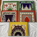 ODM/OEM Customized 3D Printed Polyester Tapis De Priere Islam New Design Foldable Muslim Prayer Rug with Backrest