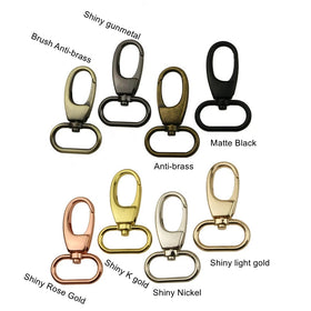 Stock Supply Bag Accessories 8colors 1.0 Inch 25x 52mm High Quality Bag Snap Hook